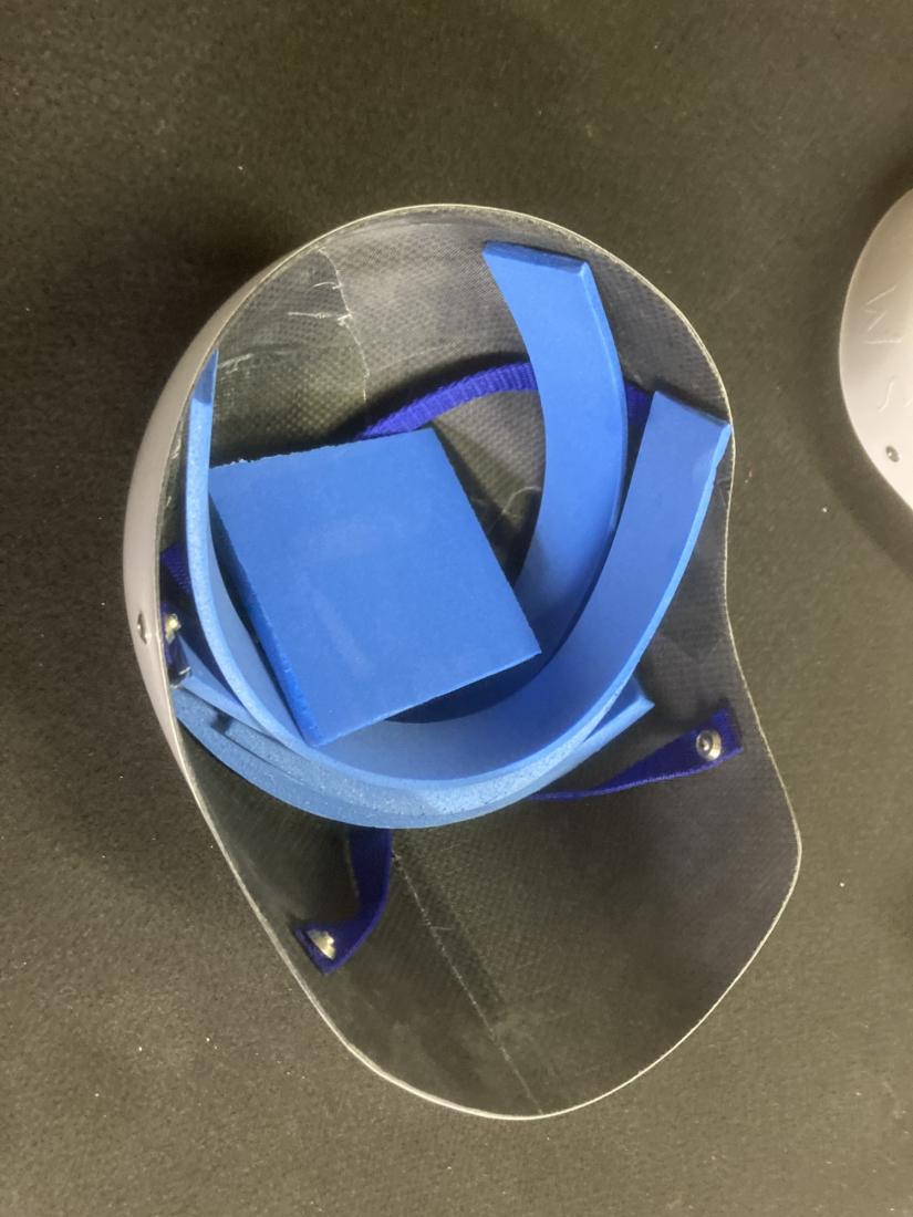 Casque Kayak polo Carbone Blanc